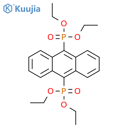 Diethyl [10-(diethoxyphosphoryl)-anthracen-9-yl]phosphonate structure