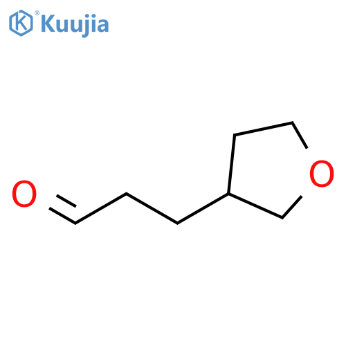 3-(Oxolan-3-yl)propanal structure