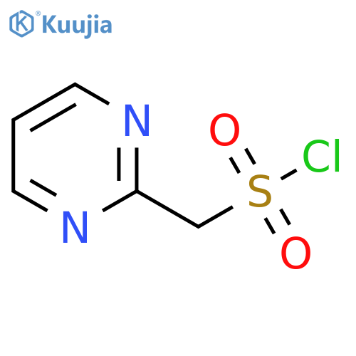 (pyrimidin-2-yl)methanesulfonyl chloride structure
