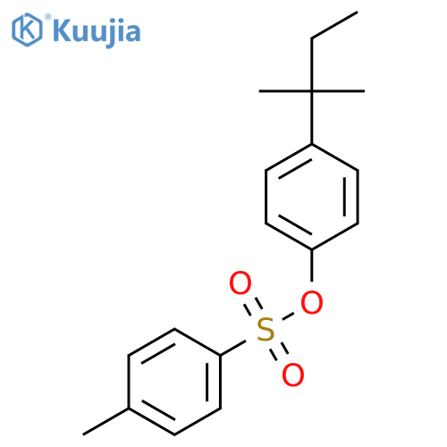 4-(2-Methylbutan-2-yl)phenyl 4-methylbenzene-1-sulfonate structure