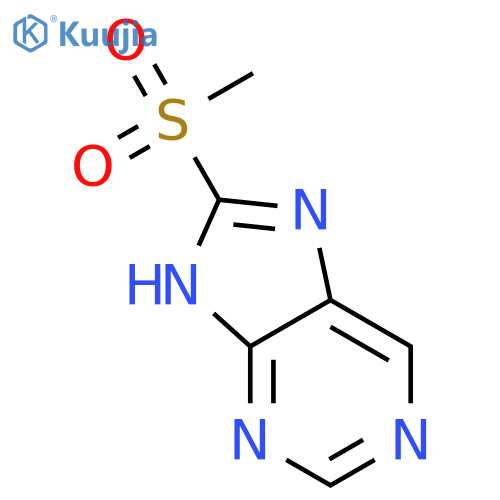 9H-Purine,8-(methylsulfonyl)- structure