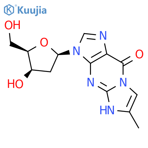 8H-Imidazo[1,2-a]purin-8-one,3-(2-deoxy-b-D-erythro-pentofuranosyl)-3,4-dihydro-6-methyl-(9CI) structure