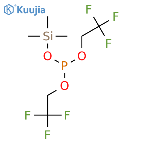 Bis(2,2,2-trifluoroethyl) Trimethylsilyl Phosphite structure