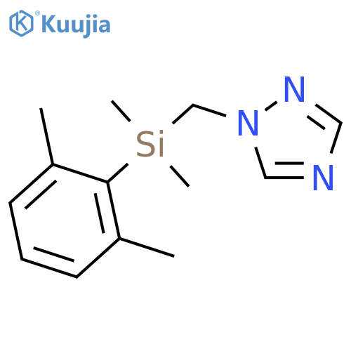 1H-1,2,4-Triazole, 1-[[(2,6-dimethylphenyl)dimethylsilyl]methyl]- structure