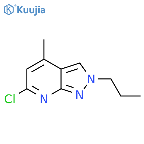6-chloro-4-methyl-2-propyl-2H-pyrazolo3,4-bpyridine structure
