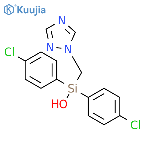 SILANOL, BIS(4-CHLOROPHENYL)(1H-1,2,4-TRIAZOL-1-YLMETHYL)- structure