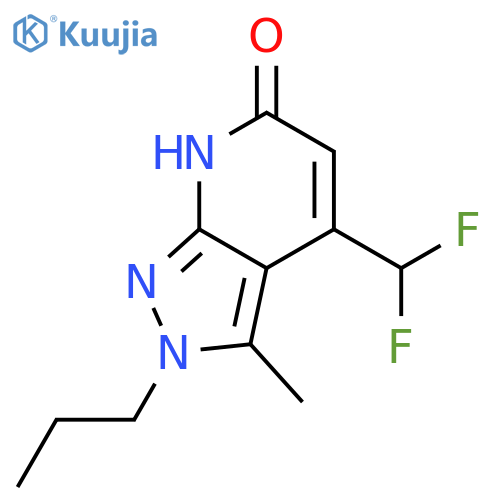 4-(difluoromethyl)-3-methyl-2-propyl-2,7-dihydro-6H-pyrazolo[3,4-b]pyridin- 6-one structure