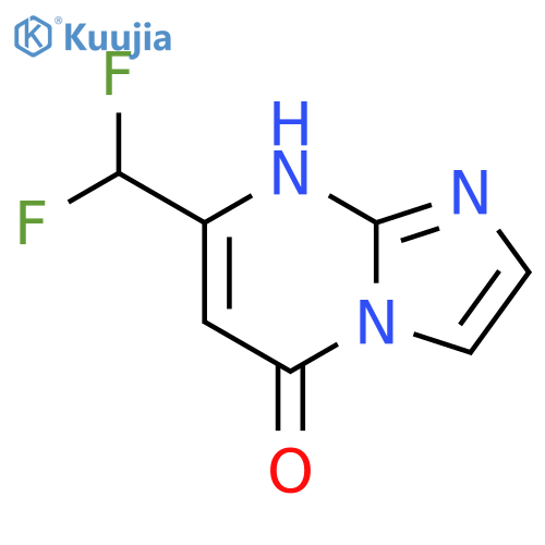 7-(difluoromethyl)-5H,8H-imidazo1,2-apyrimidin-5-one structure