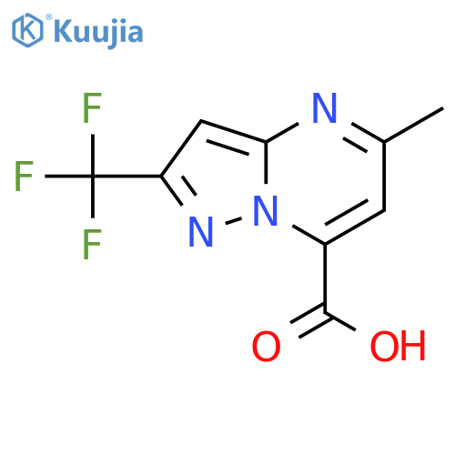 5-methyl-2-(trifluoromethyl)pyrazolo1,5-apyrimidine-7-carboxylic acid structure