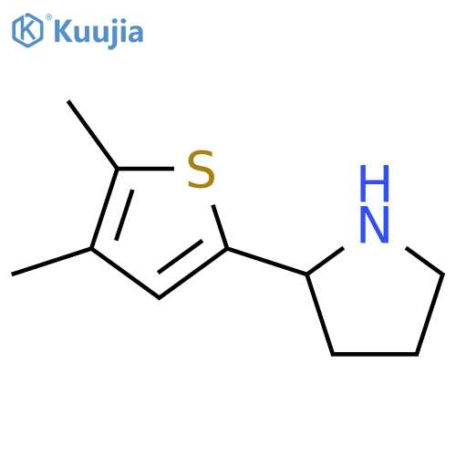 2-(4,5-dimethylthiophen-2-yl)pyrrolidine structure