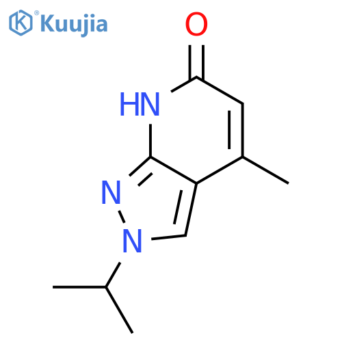 4-methyl-2-(propan-2-yl)-2H,6H,7H-pyrazolo3,4-bpyridin-6-one structure