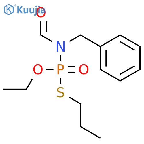 Phosphoramidothioic acid, formyl(phenylmethyl)-, O-ethyl S-propyl ester structure