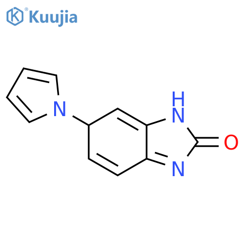 1,3-dihydro-5-(1H-pyrrol-1-yl)-2H-benzimidazol-2-one structure
