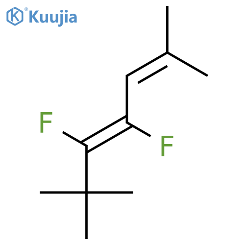 2,4-Heptadiene, 4,5-difluoro-2,6,6-trimethyl-, (E)- structure