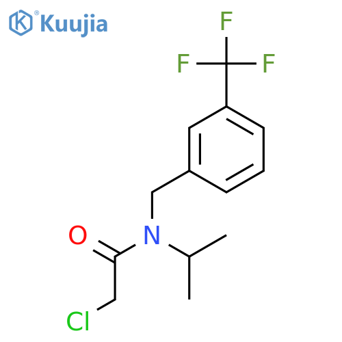 2-Chloro-N-isopropyl-N-(3-trifluoromethyl-benzyl)-acetamide structure
