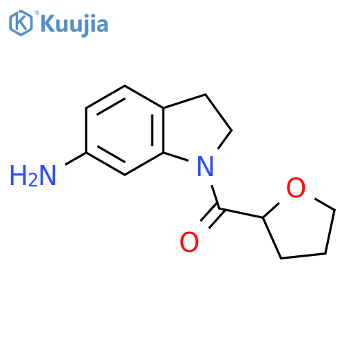 1-(Tetrahydrofuran-2-ylcarbonyl)indolin-6-amine structure