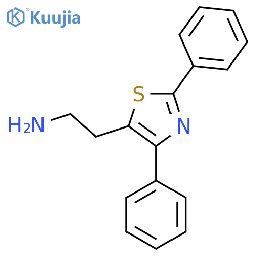 2-(Diphenyl-1,3-thiazol-5-yl)ethan-1-amine structure