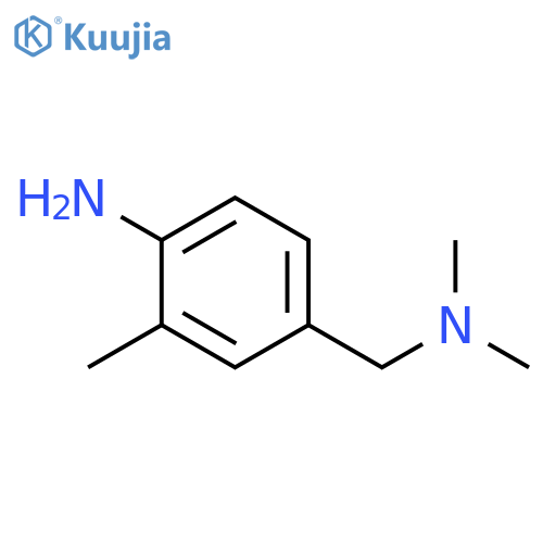 4-(dimethylamino)methyl-2-methylaniline structure