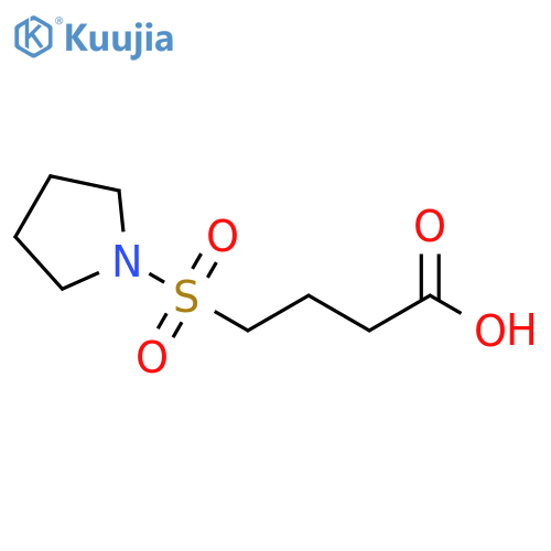 4-(pyrrolidine-1-sulfonyl)butanoic acid structure
