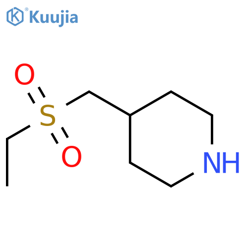 4-(ethanesulfonyl)methylpiperidine structure