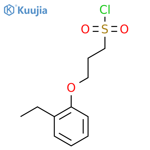 3-(2-ethylphenoxy)propane-1-sulfonyl chloride structure
