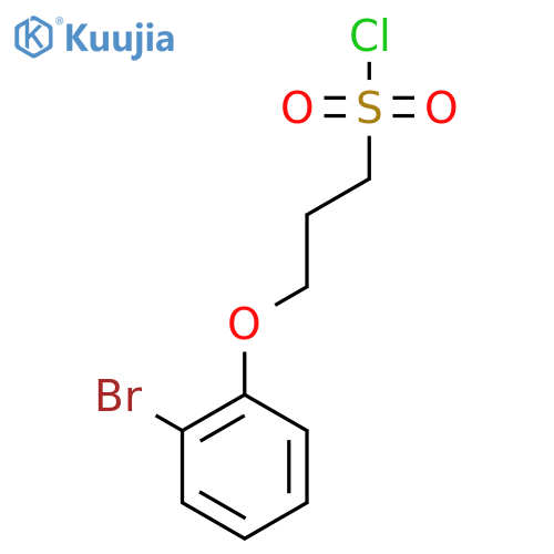 3-(2-bromophenoxy)propane-1-sulfonyl chloride structure