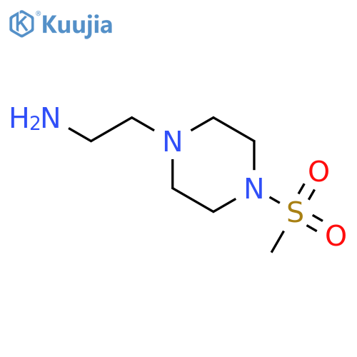 2-(4-methanesulfonylpiperazin-1-yl)ethan-1-amine structure
