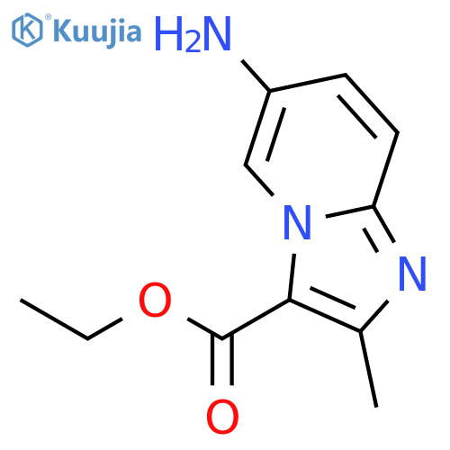 Ethyl 6-amino-2-methyl-imidazo[1,2-a]pyridine-3-carboxylate structure