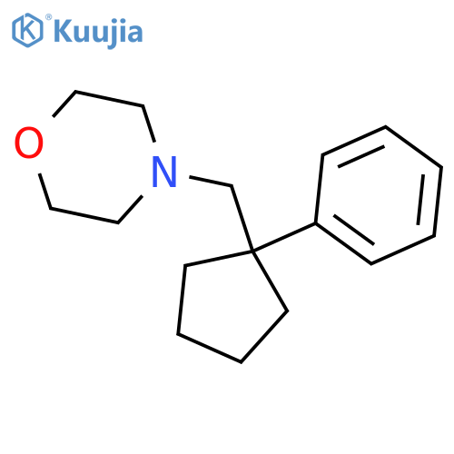 Morpholine,4-[(1-phenylcyclopentyl)methyl]- structure
