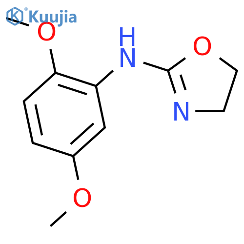 2-Oxazolamine,N-(2,5-dimethoxyphenyl)-4,5-dihydro- structure