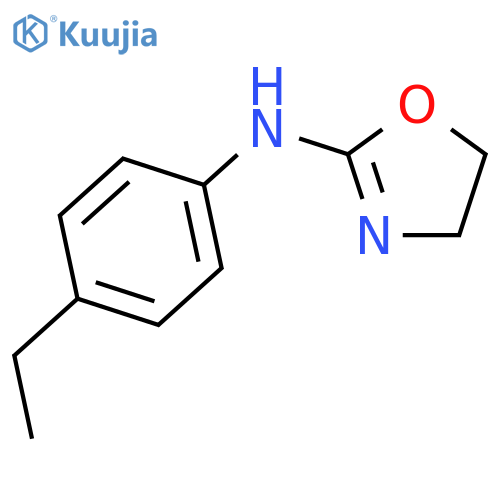 2-Oxazolamine,N-(4-ethylphenyl)-4,5-dihydro- structure