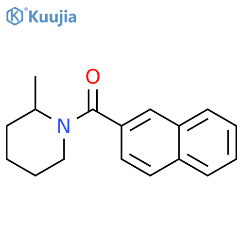 Methanone,(2-methyl-1-piperidinyl)-2-naphthalenyl- structure
