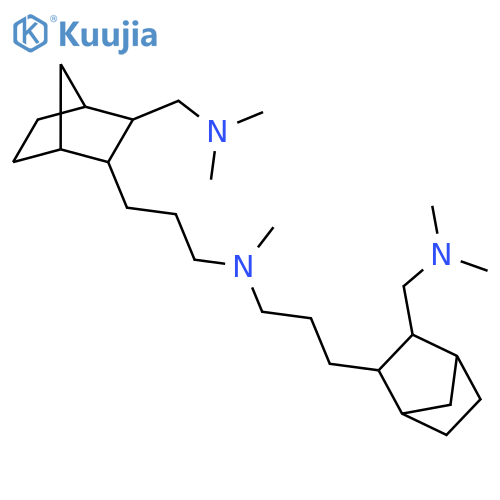 3-{3-[(dimethylamino)methyl]bicyclo[2.2.1]hept-2-yl}-N-(3-{3-[(dimethylamino)methyl]bicyclo[2.2.1]hept-2-yl}propyl)-N-methylpropan-1-amine structure
