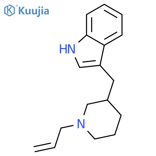1H-Indole,3-[[1-(2-propen-1-yl)-3-piperidinyl]methyl]- structure