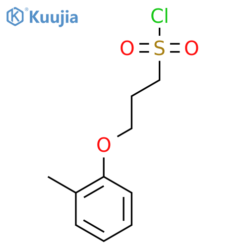 3-(2-Methylphenoxy)propane-1-sulfonyl chloride structure