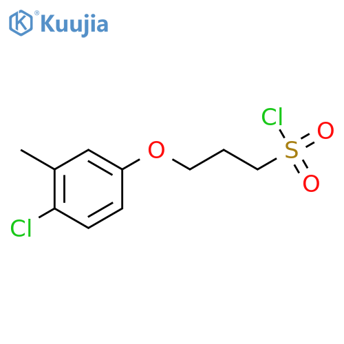 3-(4-Chloro-3-methylphenoxy)propane-1-sulfonyl chloride structure