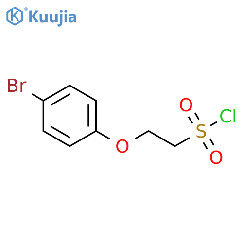 2-(4-bromophenoxy)ethane-1-sulfonyl chloride structure