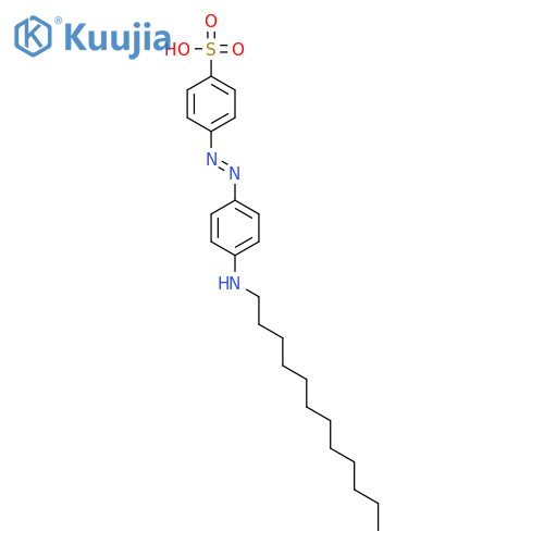 Benzenesulfonic acid, 4-[[4-(dodecylamino)phenyl]azo]- structure