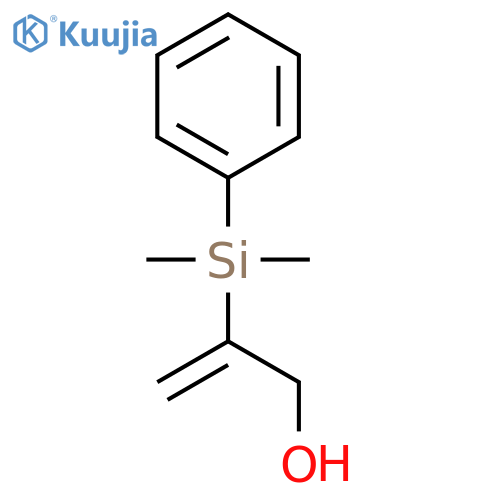 2-Propen-1-ol, 2-(dimethylphenylsilyl)- structure