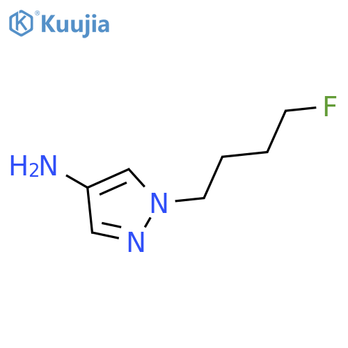 1-(4-fluorobutyl)-1H-Pyrazol-4-amine structure