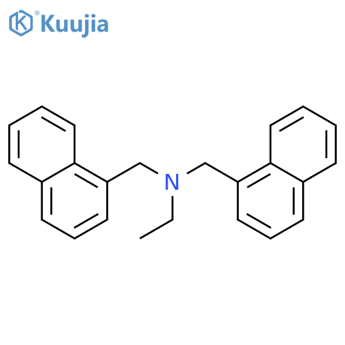 1-Naphthalenemethanamine, N-ethyl-N-(1-naphthalenylmethyl)- structure