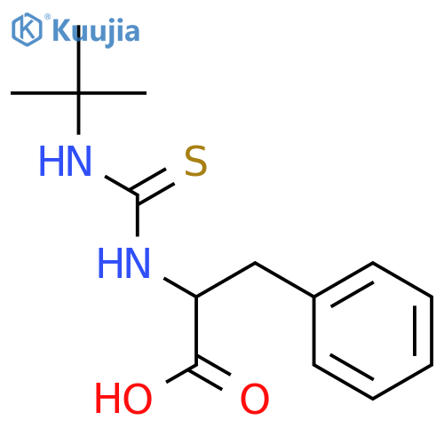 (2s)-2-(tert-butylcarbamothioylamino)-3-phenyl-propanoic Acid structure