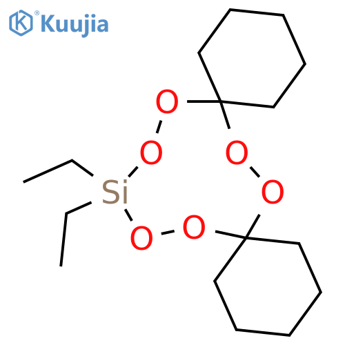 7,8,15,16,18,19-Hexaoxa-17-siladispiro[5.2.5.5]nonadecane, 17,17-diethyl- structure