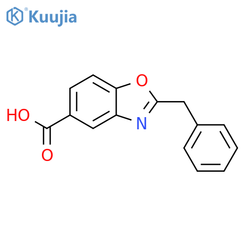 2-benzyl-1,3-benzoxazole-5-carboxylic acid structure
