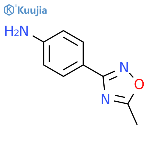 4-(5-Methyl-1,2,4-oxadiazol-3-yl)aniline structure