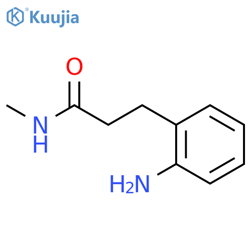 3-(2-Aminophenyl)-N-methylpropanamide structure