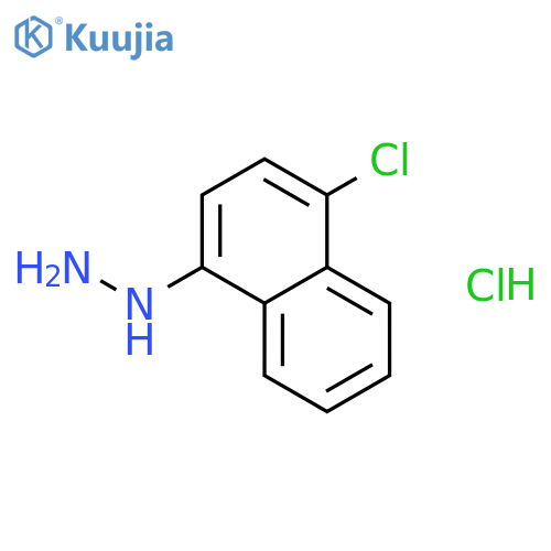 (4-Chloronaphthalen-1-yl)hydrazine hydrochloride structure