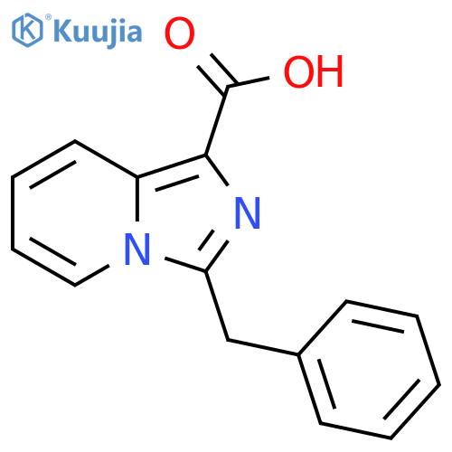 3-benzylimidazo[1,5-a]pyridine-1-carboxylic acid structure