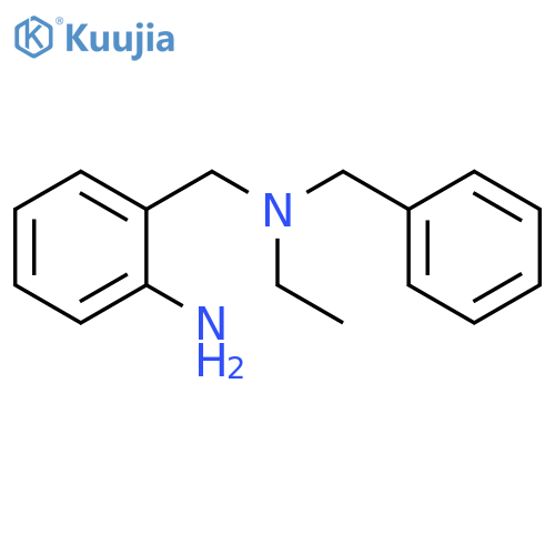 2-{[benzyl(ethyl)amino]methyl}aniline structure