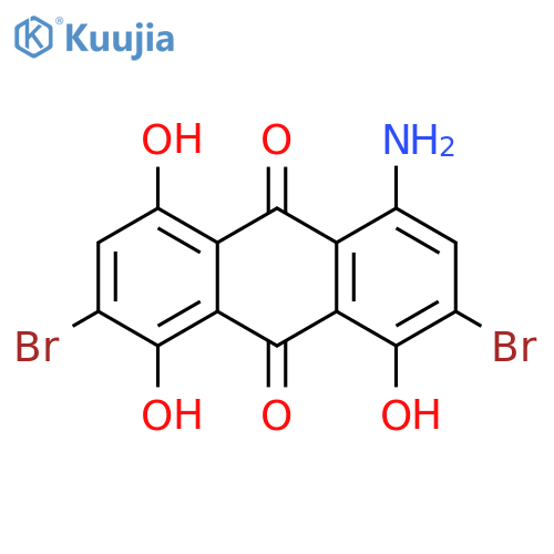 9,10-Anthracenedione, 4-amino-2,7-dibromo-1,5,8-trihydroxy- structure